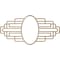 Ekena Millwork Elizabeth Wood Fretwork Pierced Medallion, 28"W x 14"H x 7 3/4"IW x 13 1/4"IH x 3/8"T, Red Oak CMWP28X14X0375EBRO - alternate 4